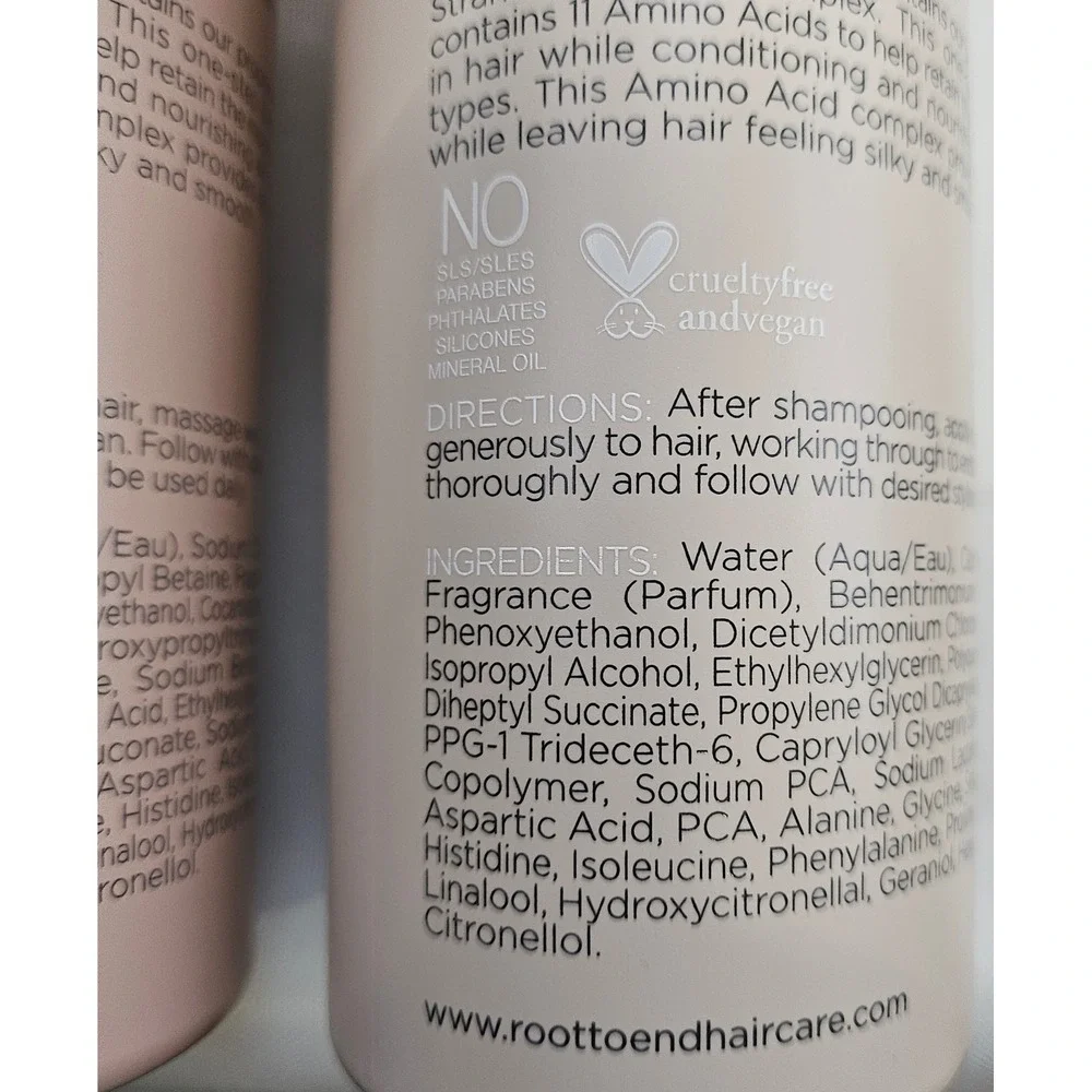 Root to End Replenishing Shampoo Conditioner Set 13oz Distressed Colored Hair